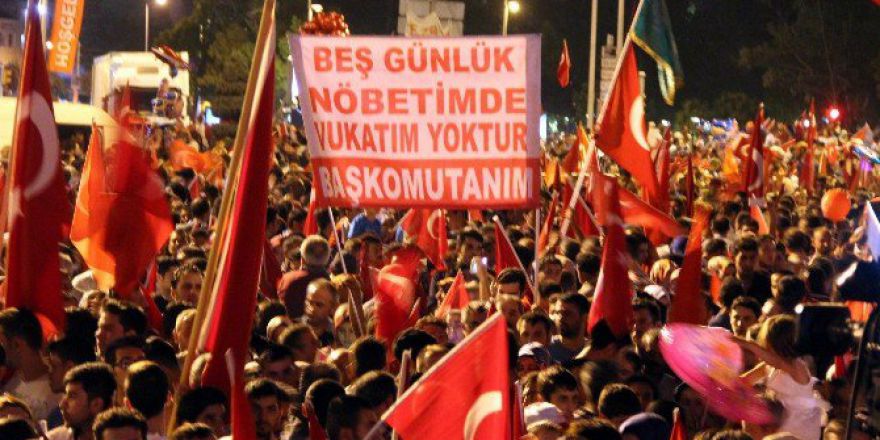 Kayseri’de Demokrasi Nöbeti