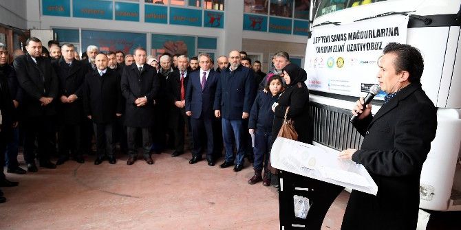 Tuzla Belediyesinden Halep’e 6 Tır Yardım Malzemesi Gönderdi