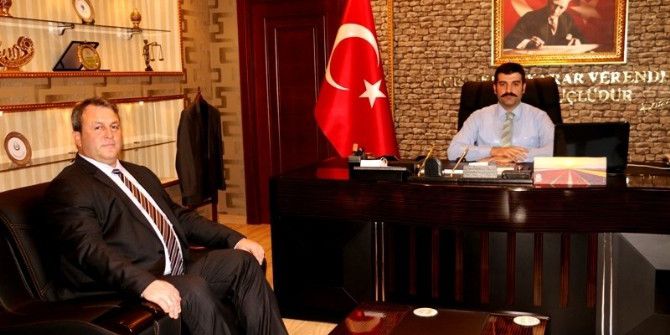 Yeni Emniyet Müdüründen Kaymakam Yosunkaya’ya Ziyaret