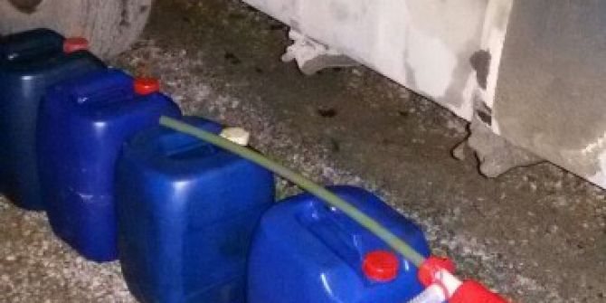 Mazot Hırsızları Yakalandı