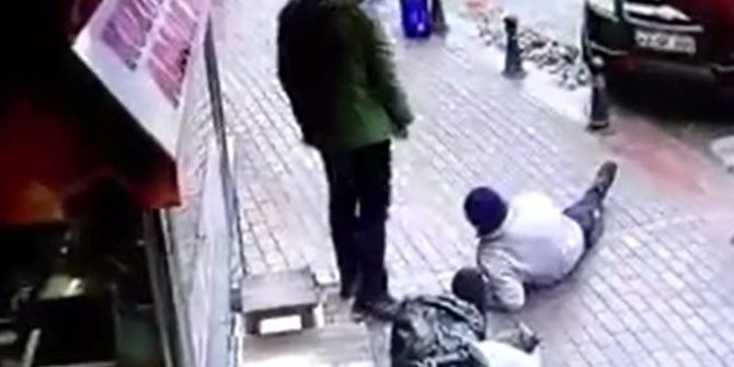 Otopark Görevlisinin Vurulma Anı Güvenlik Kamerasında