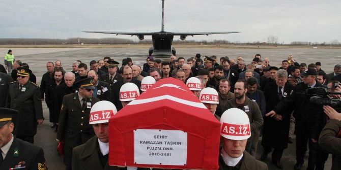 El Bab Şehidi Ramazan Taşkın’ın Cenazesi Samsun’da