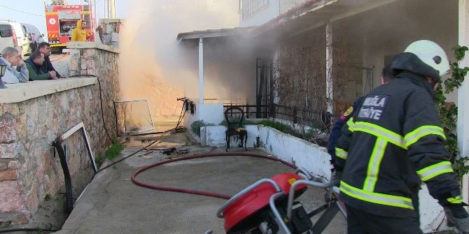 Bodrum’da Klima Evi Küle Çevirdi