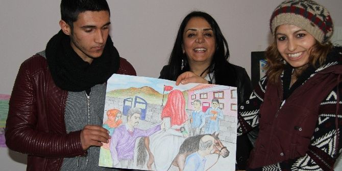 "Çocuk Evliliklere Hayır" Resim Yarışmasının Ödülleri Verildi
