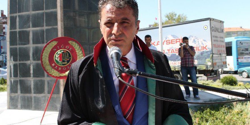 Niğde Barosunda Darbe Girişimine Tepki