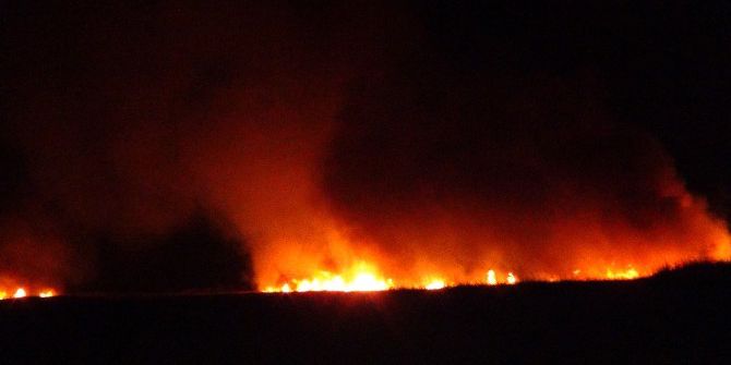 Göksu Deltası’nda Yangın