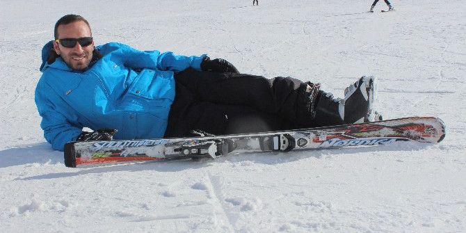 Tatilciler Hazar Baba Kayak Merkezi’ne Akın Etti