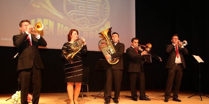 Türkiye’nin İlk ‘Bakır Nefesli Beşlisi’ Golden Horn Brass Başkentlilerle Buluştu