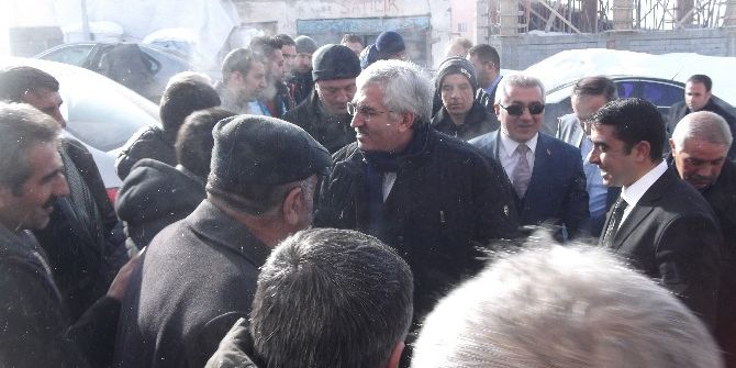 Ak Parti İl Başkanı Öz, Tekman’da Ziyaretlerde Bulundu