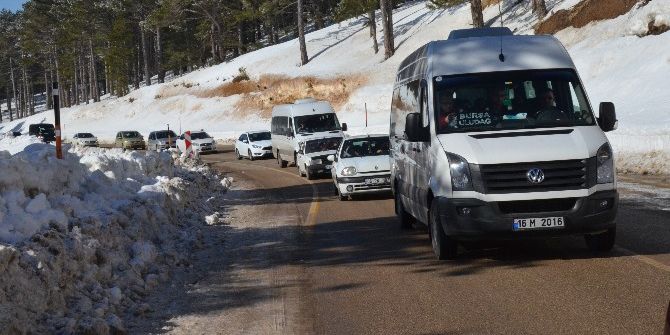 Uludağ’da Sömestr Trafiği