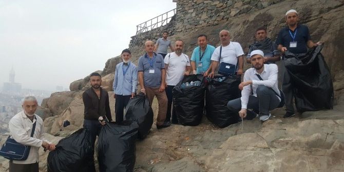 Düzceli Umrecilerden Nur Dağı’nda Temizlik Seferberliği