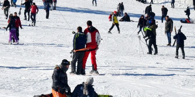 Günübirlikçilerin Kayak Keyfi