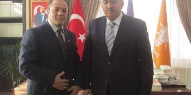 Mhp’den Ak Parti İl Başkanı Öz’e Ziyaret