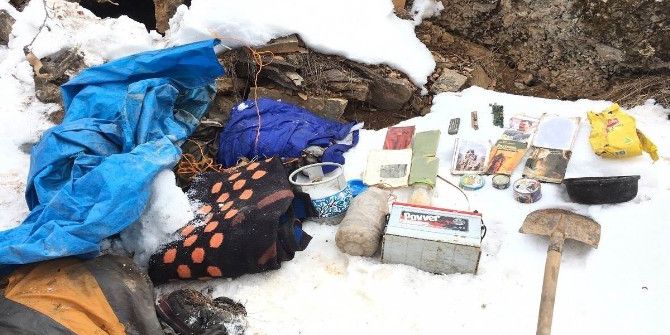 Tunceli’de 19 Sığınakta Çok Sayıda Malzeme Ele Geçirildi