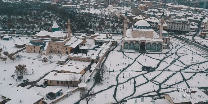 Beyaza Bürünen Türkiye Havadan Görüntülendi