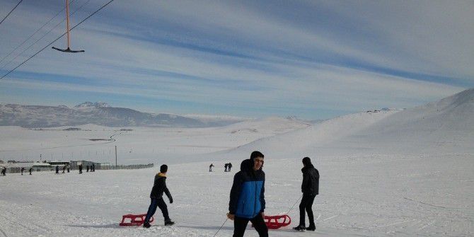 Çocukların Kayak Keyfi