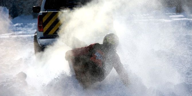 Erzurum’da Yeni Eğlence ’Lastik Raftingi’