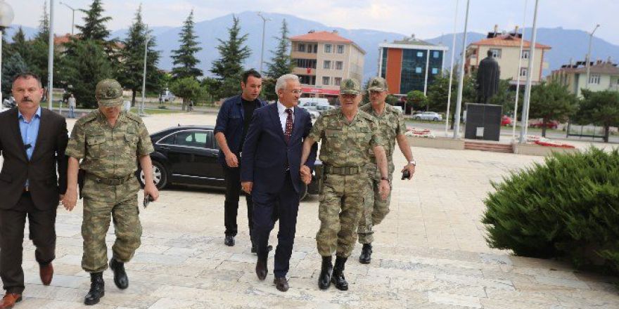 3. Ordu Komutanı, Başkan Başsoy’u Ziyaret Etti
