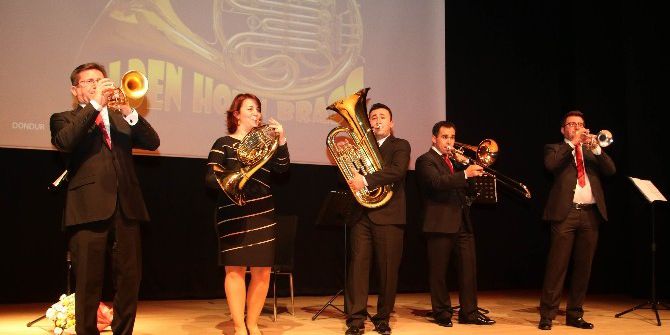 ’Golden Horn Brass’ Ankaralılarla İlk Kez Buluştu
