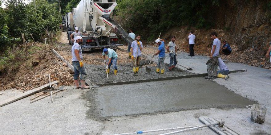Başkan Yol Çalışmalarını İnceledi