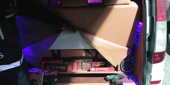 Mardin’de Kaçak Sigara Operasyonu