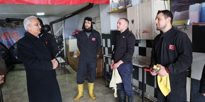 Başkan Başsoy’dan Sanayi Esnafına Ziyaret