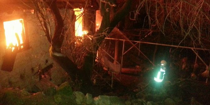 Alzheimer Hastası Yangında Hayatını Kaybetti