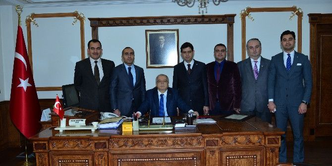 Büro Memur-sen Temsilciliği Vali Şentürk’ü Ziyaret Etti