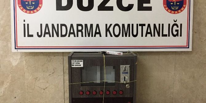 Jandarma Sigara Makinelerine Savaş Açtı