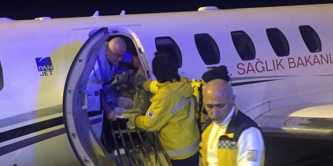 Umre’de Rahatsızlanan Denizlili Kadın Uçak Ambulansla Denizli’ye Getirildi