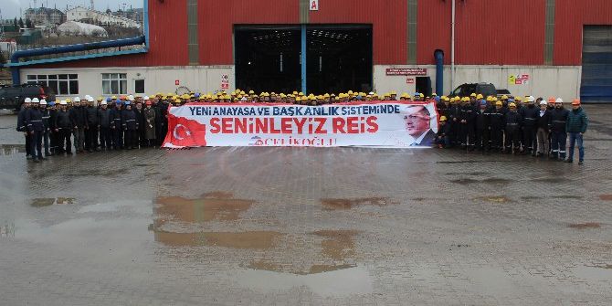 Patron Ve Çalışanlardan Yeni Anayasa’ya Tam Destek