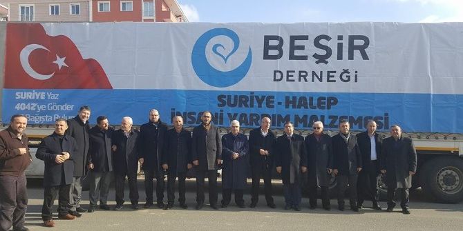 Halep’e Kıyafet Ve Bot Yardımı