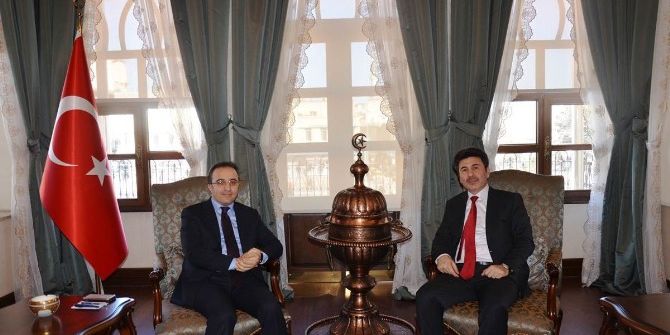 Vali Çataklı, Yeni Atanan Rektör Karacoşkun’u Kabul Etti