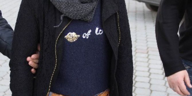 Evden Hırsızlık Zanlısı Genç Kadın Tutuklandı