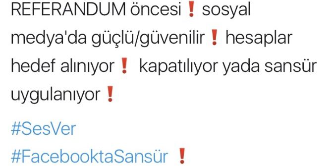 Sosyal Medyada Dini Ve Milli İçerikli Hesapların Kapatıldığı İddiasına Tepki
