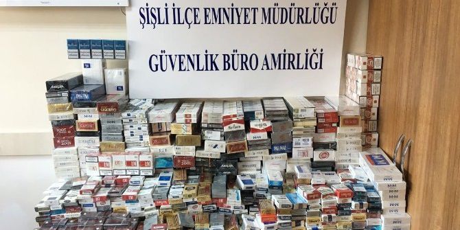 Şişli’de Kaçak Sigara Operasyonu