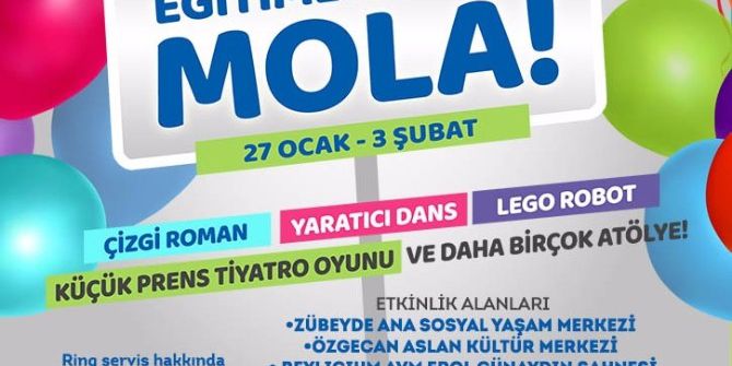 Eğlenceli Ve Eğitici Atölye Çalışmaları Çocukları Bekliyor