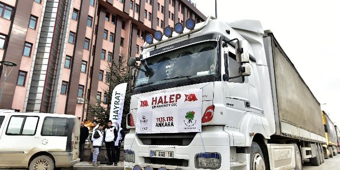 Tırlar Halepli Mazlumlar İçin Yola Çıktı