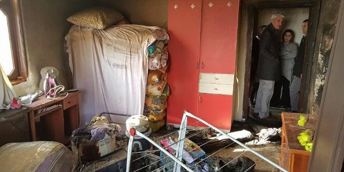 Evi Yanan Güler Ailesine Devlet Sahip Çıktı