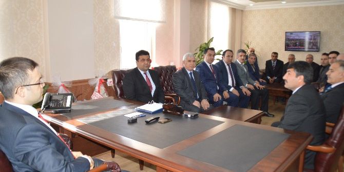 Okul Müdürlerinden Kaymakam Öztürk’e Ziyaret