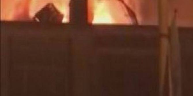 Konya’da 5 Katlı Binanın Çatısında Yangın