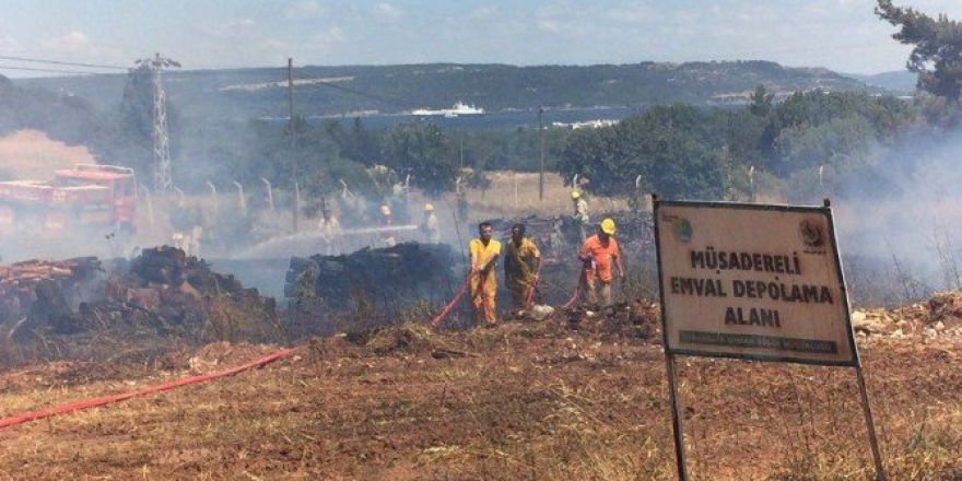Çanakkale’de Orman Yangını