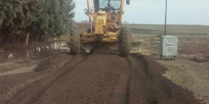 Marmaraereğlisi’nde Yol Yapım Çalışmaları