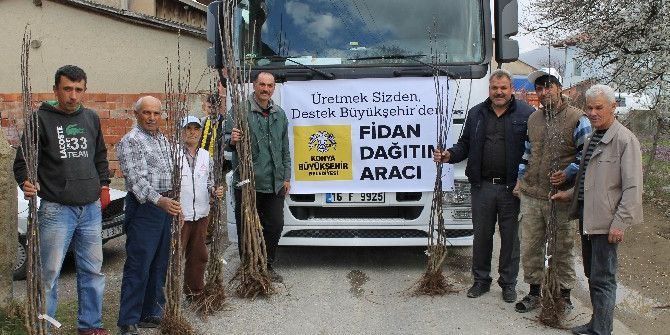Konya’da Çiftçiye 2016’da 9,2 Milyonluk Fidan Ve Fide Desteği Sağlandı