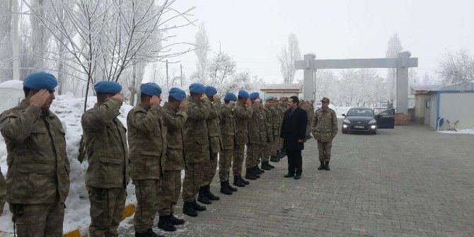Kaymakam Özkan’dan Askerlere Ziyaret