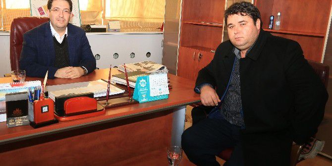 15 Temmuz Gazisi Veyis Gümüşsoy’dan Başkan Yazgı’ya Ziyaret