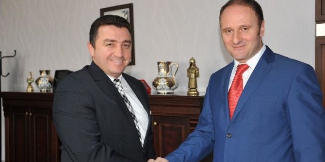 Bozüyük Meslek Yüksekokulu Müdürü Hüseyin Sadoğlu, Başkan Fatih Bakıcı’yı Ziyaret Etti