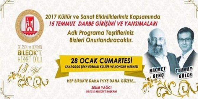 Turgay Güler Ve Hikmet Genç Bileciklilerle Buluşuyor