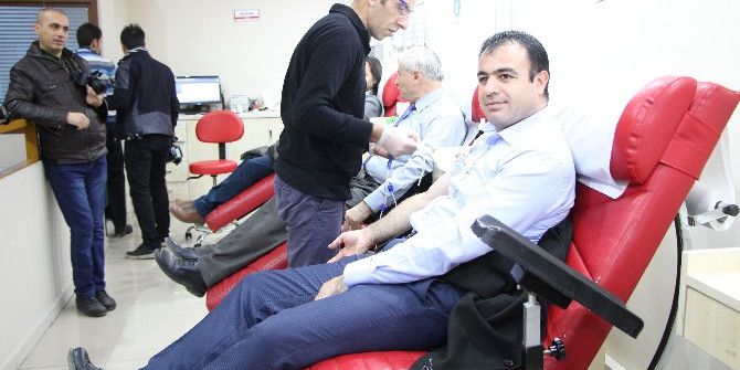 Basın Mensupları Kan Bağış Kampanyasına Destek Verdi