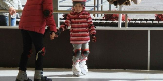 Kartallı Çocukların Sömestr Eğlencesi Buz Pateni